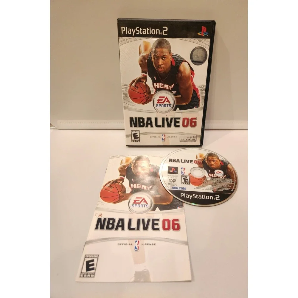 NBA Live 06 Basketball (Sony PS2 PlayStation 2) Tested & Works CIB W Manual
